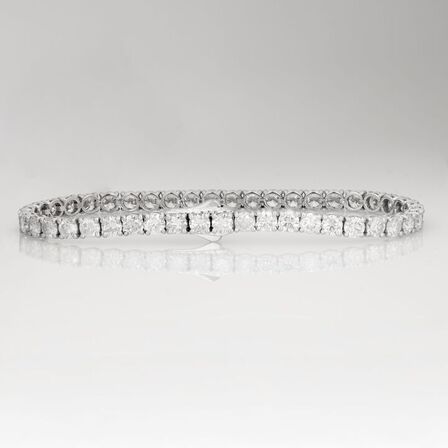 10,25 ct. naturligt diamant tennisarmbånd