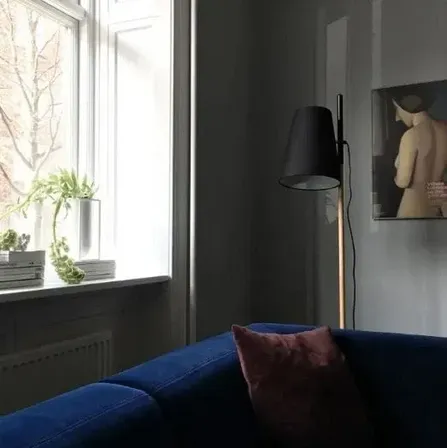 2 stk. frandsen hideout gulvlampe sort(ubrugt)