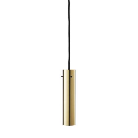 Frandsen fm 2014 pendellampe ø5,5xh24 massiv blank messing(ubrugt)