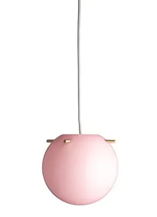 Frandsen koi pendant opal rosa glas pendel ø32 cm med messingstænger(ubrugt)