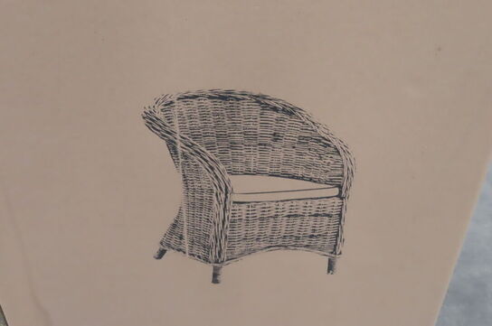 2 stk. Havestole NOVASOLO WICKERWORKS CR 08