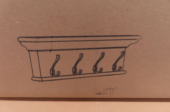 Knagerække NOVASOLO HALIFAX D 160