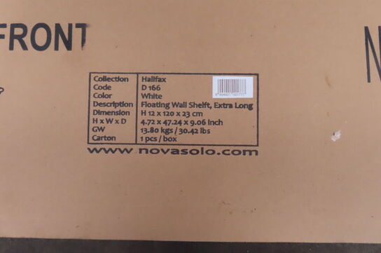 Svævende hylde NOVASOLO HALIFAX D 166