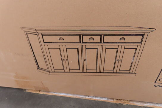 Vitrineskab NOVASOLO HALIFAX B 190