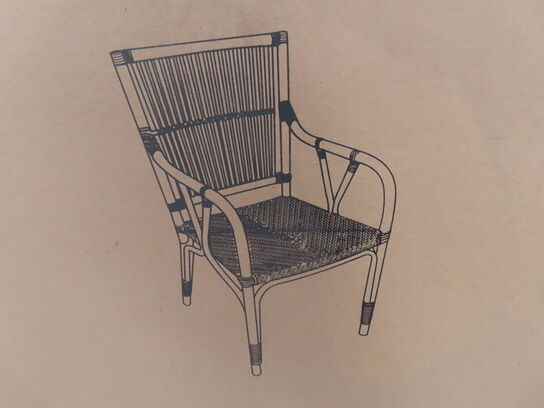 2 stk. stole NOVASOLO WICKERWORKS CR 46