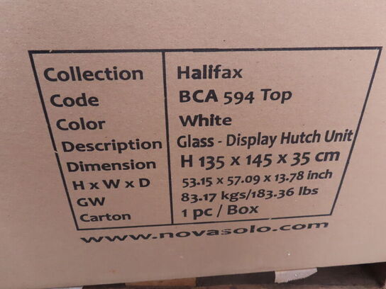 Vitrineskab NOVASOLO HALIFAX BCA 594