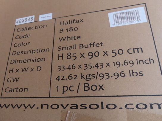 Skænk NOVASOLO HALIFAX B 180 