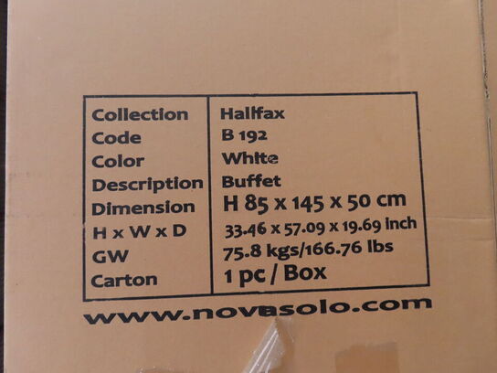 Skænk NOVASOLO HALIFAX B 192