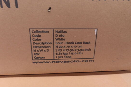 Knagerække NOVASOLO HALIFAX D 160