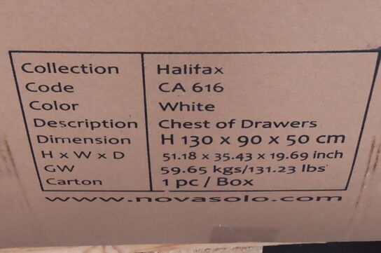 Sengebord NOVASOLO HALIFAX CA 616