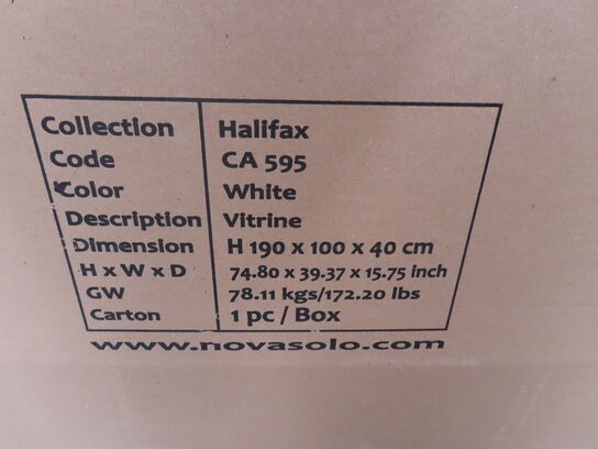 Vitrineskab NOVASOLO HALIFAX CA 595