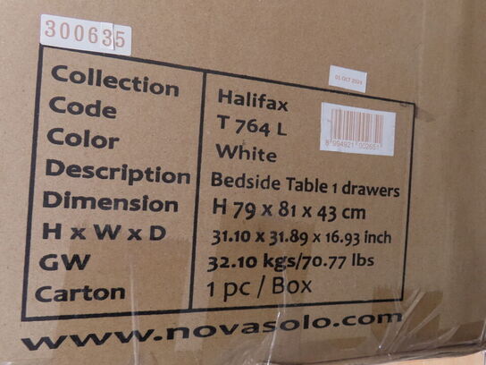 Sengebord NOVASOLO HALIFAX T 764 L