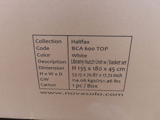Biblioteksmøbel  NOVASOLO HALIFAX BCA 600