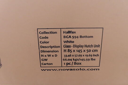 Vitrineskab NOVASOLO HALIFAX BCA 594