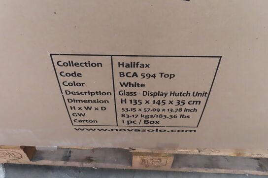 Vitrineskab NOVASOLO HALIFAX BCA 594