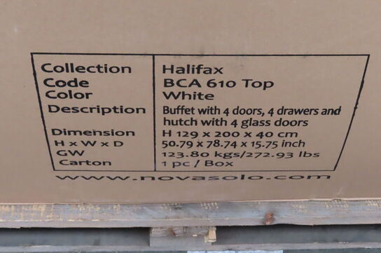 Vitrineskab NOVASOLO HALIFAX BCA 610