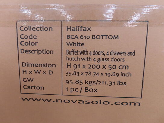 Vitrineskab NOVASOLO HALIFAX BCA 610