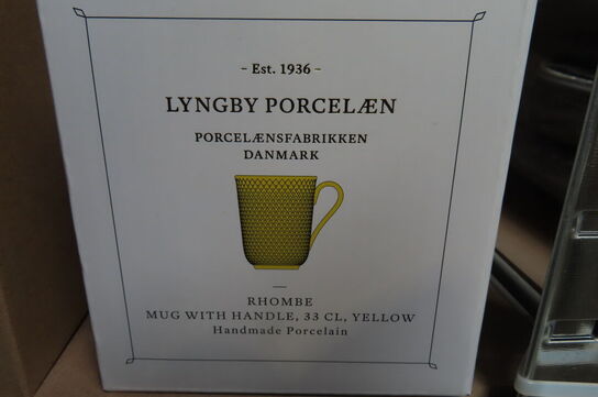 3 stk kaffekopper LYNGBY PORCELÆN