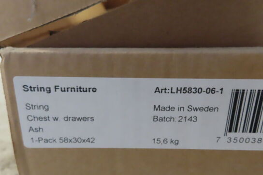 STRING FURNITURE CHEST WITH DRAWERS