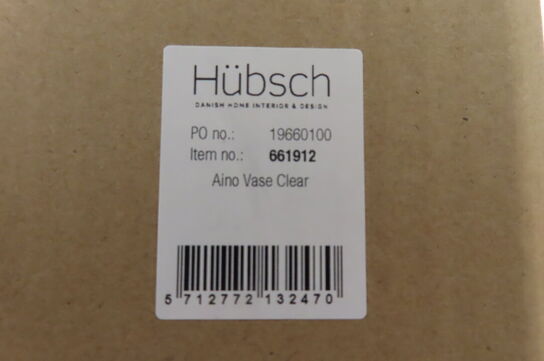 AINO VASE CLEAR HÜBSCH