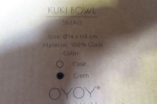 2 stk KUKI BOWL OYOY