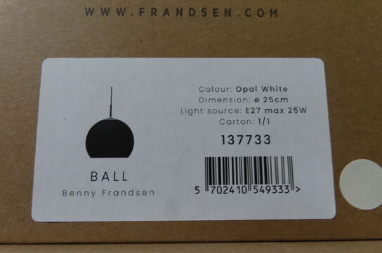 Loftlampe BOWL BENNY FRANDSEN
