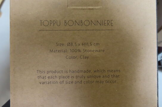 3 stk TOPPU BONBONNIERE OYOY