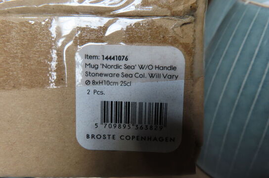 Diverse kaffekopper BROSTE COPENHAGEN inkl tallerken