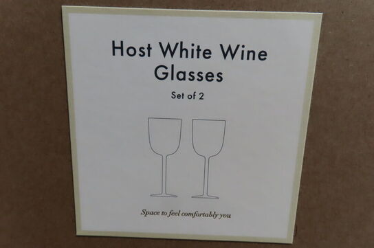 4 stk HOST WHITE WINE GLASSES FERM LIVING