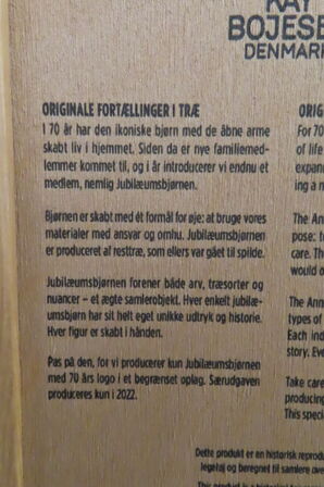 Træfigur KAJ BOJESEN 70 års jubilæum