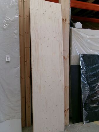 2 stk. krydsfinerplade