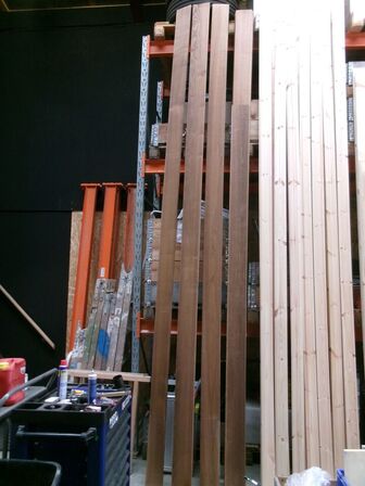 Ca. 40 m terassebrædder 2 x 15 cm