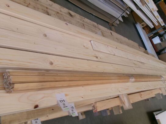 40 stk. trekantlister, ubehandlede 14 x 14 mm