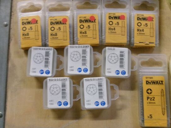 Bits, maletape, fugesæt m.m.