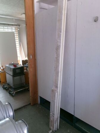 Karmsæt m/bund, hvid