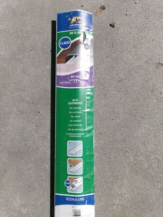 7 stk. overgangsprofil, alu