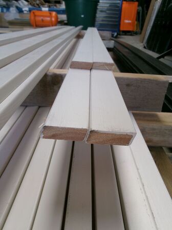 Diverse lister, hvide