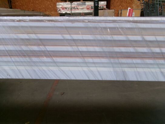 44,5  m fodlister, almue, hvidmalet