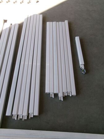 Skinner til stort lampesystem