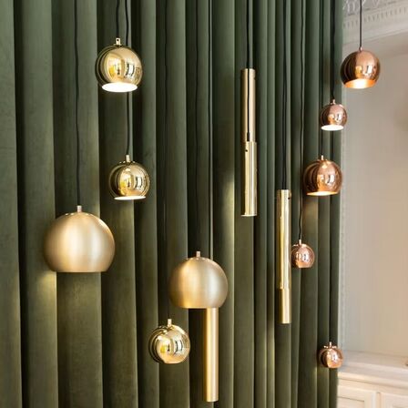 Frandsen ball pendel ø18 messing(ubrugt)