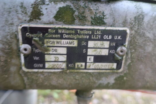Påhængsvogn IFOR WILLIAMS GX 126