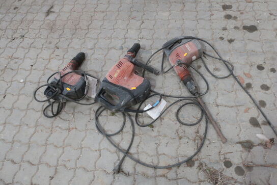 3 stk. Mejselhammer HILTI