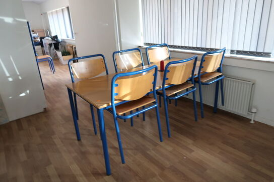 2 stk. borde med 12 stk. stole