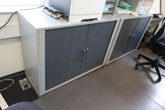 3 stk. skabe/jalousiskabe uden indhold