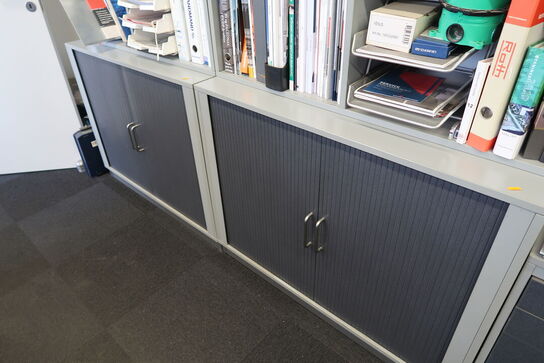 6 stk. skabe/jalousiskabe uden indhold