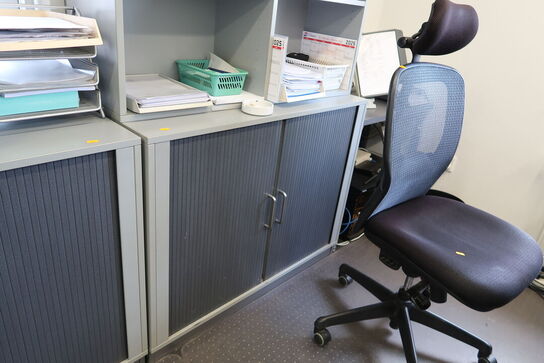 3 stk. skabe/jalousiskabe uden indhold