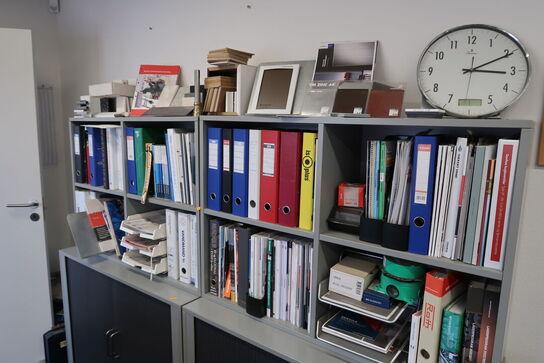 6 stk. skabe/jalousiskabe uden indhold