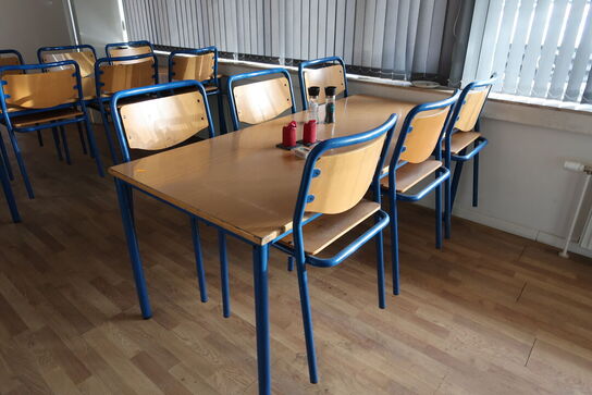 2 stk. borde med 12 stk. stole