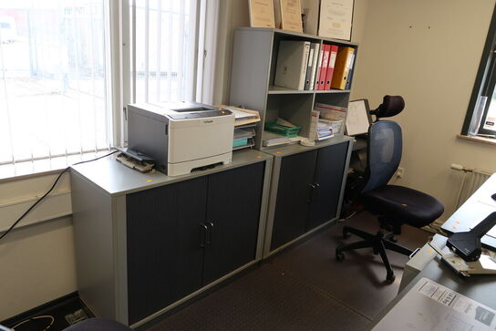 3 stk. skabe/jalousiskabe uden indhold