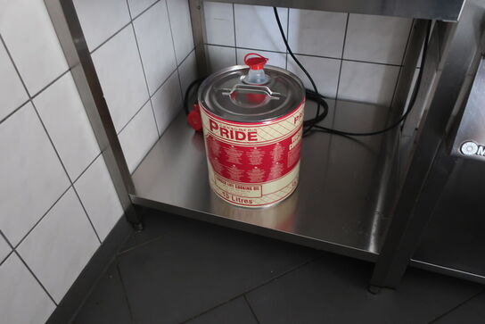 Bord med 2 stk. induktionskogeplader